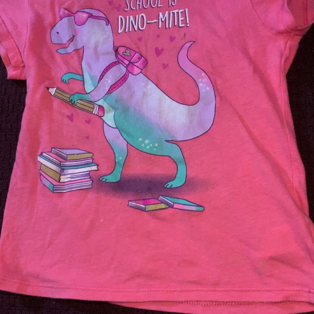The Children's Place Pink Dino-Mite Tee
